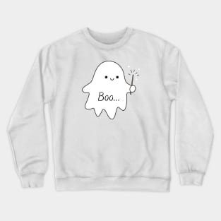 Cute Ghost Shirt, Halloween Tshirt Crewneck Sweatshirt